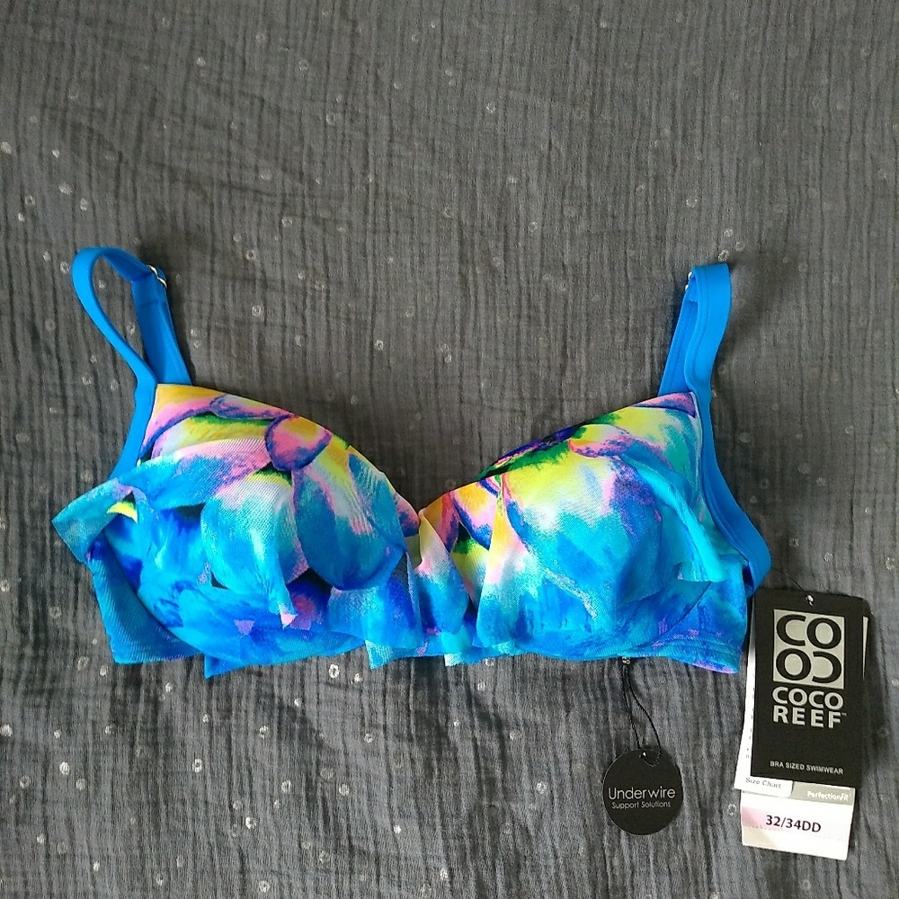 2 for $30~NWT Coco Reef Bikini Top